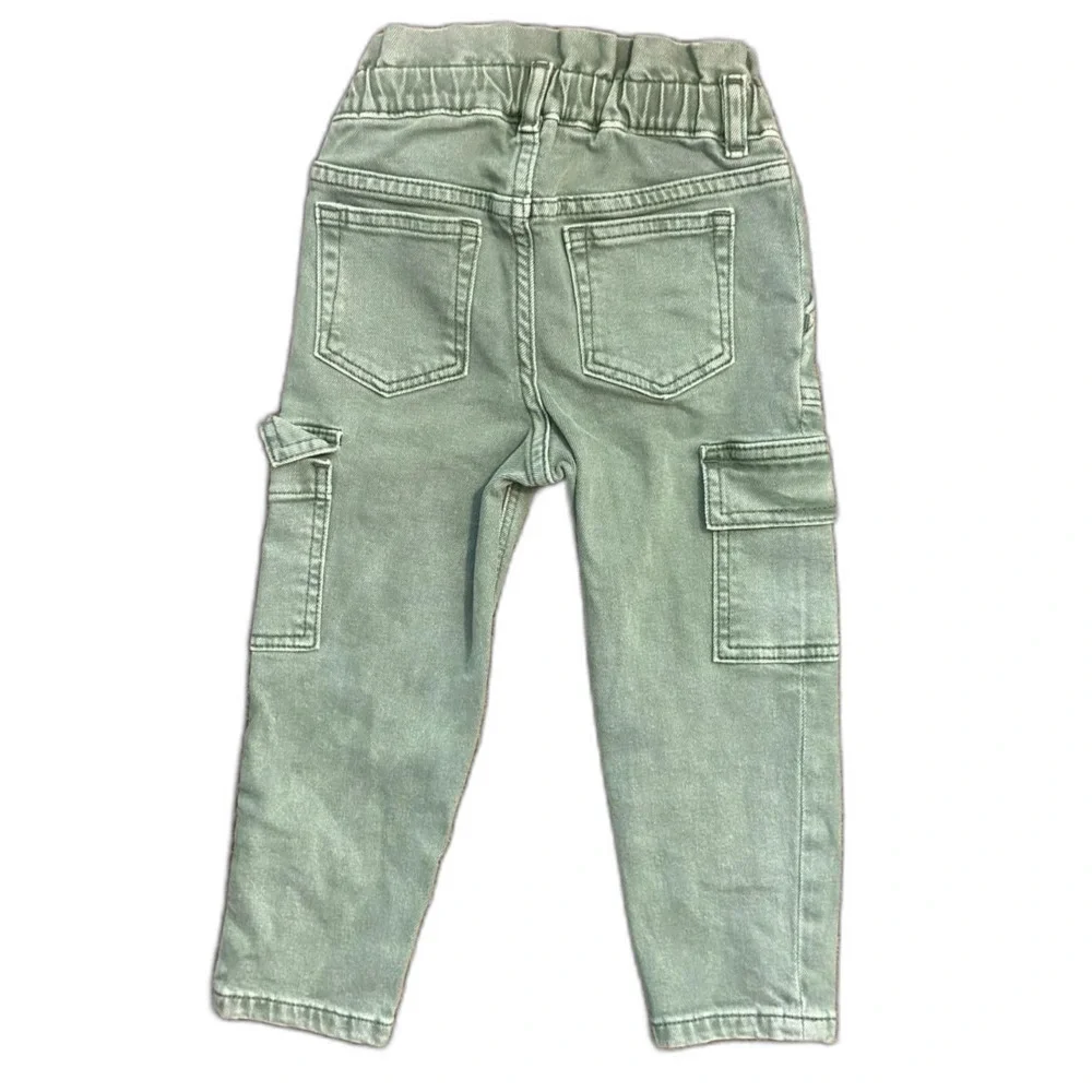 Babygap Green Cargo pants Pockets 4T